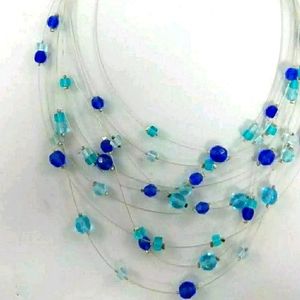 🆕️JEAN ANDRE .925 MULTI-STONE layered necklace